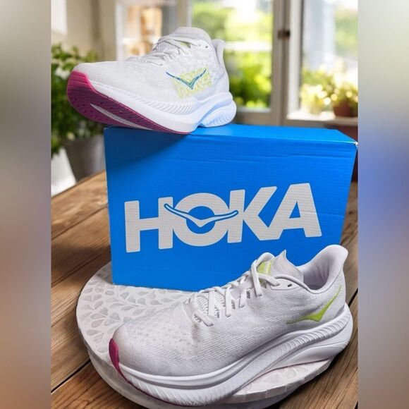 HOKA One One Mach 6 Supportive Running Shoes 1147790-FTG Men's US 10.5 EU 44 2/3 - Picture 13 of 15